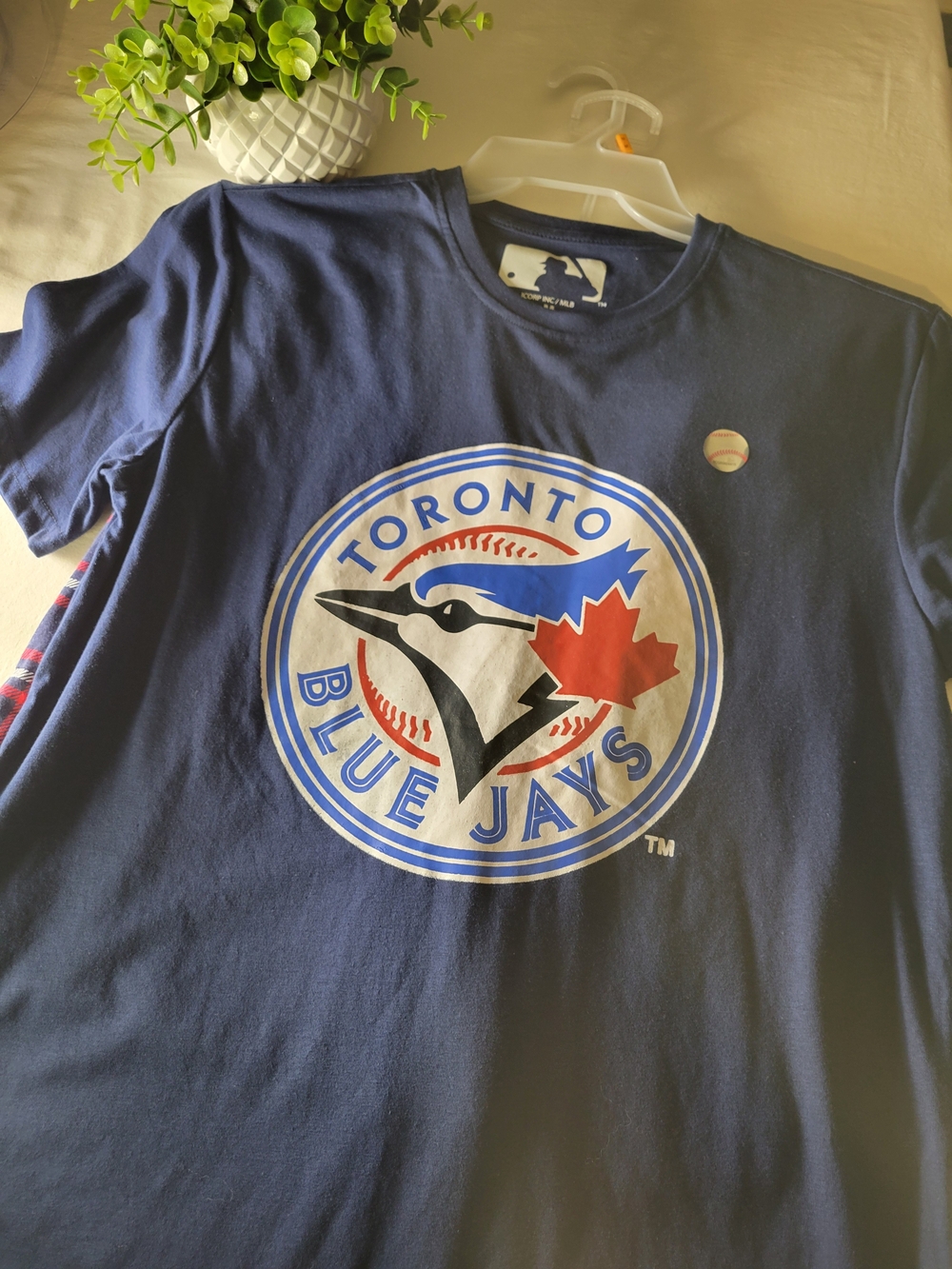 Toronto Blue Jays Navy Logo Pajama Set
